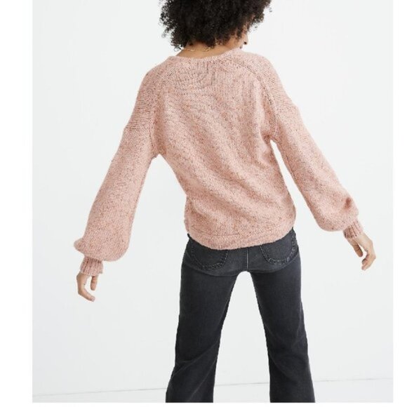 MADEWELL Beresford Wrap-Front Pullover Sweater - Picture 2 of 6